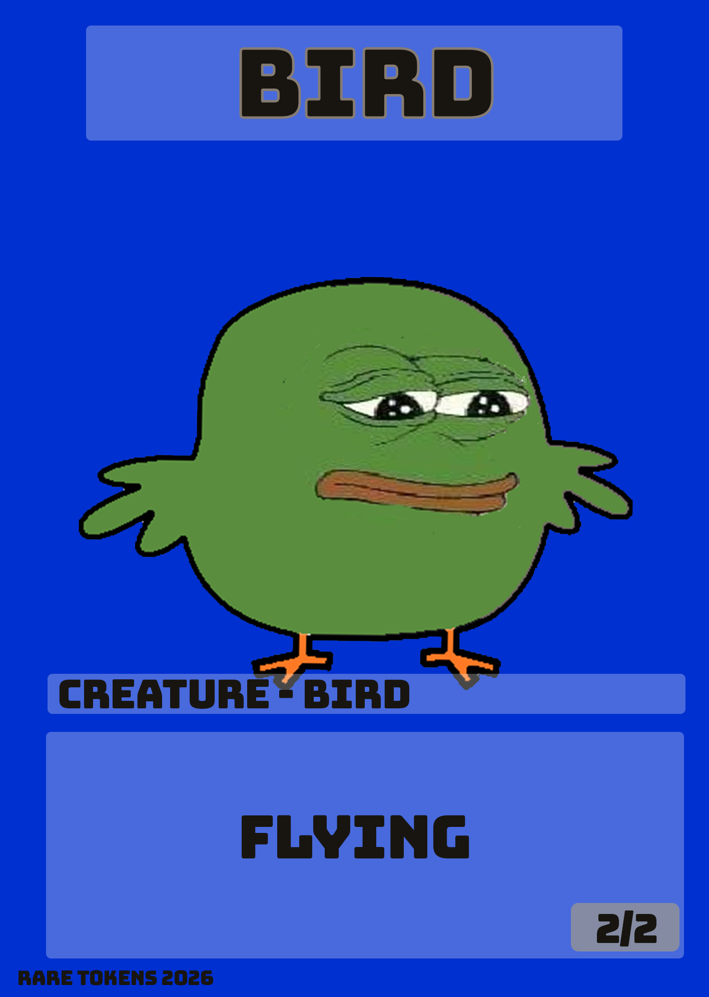 Bird Token | Rare Proxies by Moo Moo's House of Cards