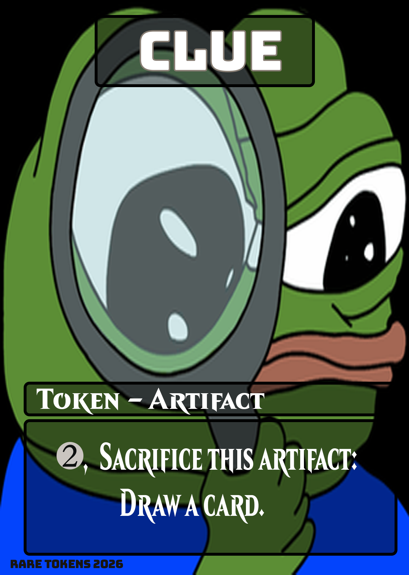 Clue Token | Rare Proxies by Moo Moo's House of Cards